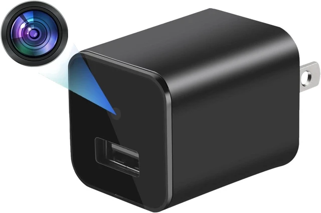 Alt view image 6 of 10 - PATTERSON 1080P Hidden Camera Spy Cam USB Charger - Disguised Security Cam Full HD Mini Wireless WiFi, Motion Detection & Live Alert to Phone App, Secret Home Security Nanny Cam
