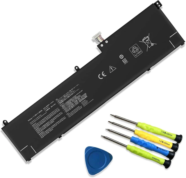 Alt view image 7 of 12 - C32N2002 Laptop Battery Replacement for ASUS ZenBook Flip 15 UX535LI, UX564EH, UX564EH-EZ004T, ZenBook Pro 15 UX535 UX535L Series 0B200-03770000 11.55V 96Wh 8230mAh
