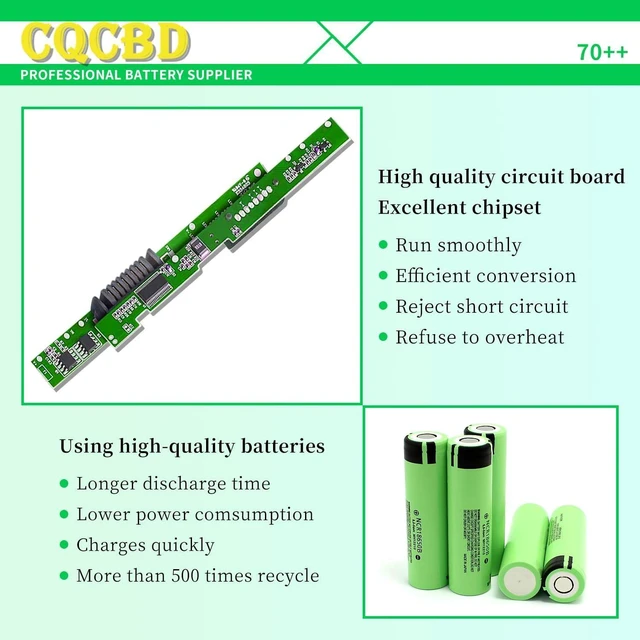 Alt view image 11 of 12 - CQCQ 70++ Laptop Battery for Lenovo ThinkPad T430 T420 T410 T530 T520 T510 W530 W520 W510 L430 L420 L412 L530 L520 L512 45N1011 45N1010 0A36302 0A36303 45N1006 45N1007 9-Cell 11.1V 94Wh