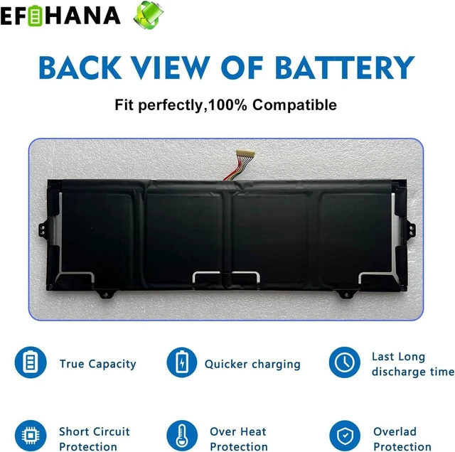 Alt view image 14 of 14 - AA-PBMN4VN Laptop Battery Replacement for Samsung Galaxy Book Pro 360 15 NP950XDB-KA1US NP950XDB-KB1US NP950XDB-KC3US NP950XDB-KC5US NP950QDB NP950QDB-KB1US NP950QED-KB1US 15.44V 4405mAh/68Wh