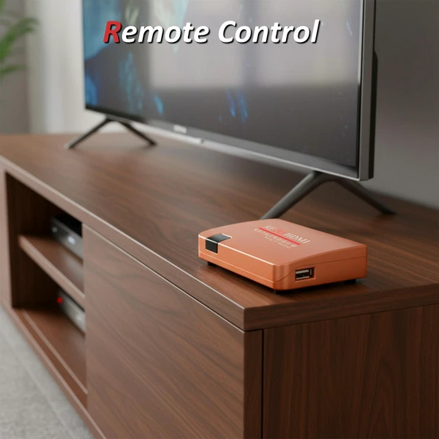 Alt view image 8 of 10 - Coax to HDMI Converter, RF to HDMI Converter Modulator, RF Demodulator, VHF Adapter Coaxial Converter for Video CD Player, Digital Projector, Monitor TV