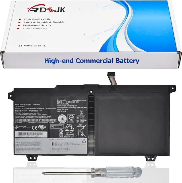 Alt view image 8 of 14 - L18M4PG0 L18C4PG0 L18D4PG0 L18L4PG0 Laptop Battery for Lenovo Yoga Chromebook C630 Chromebook C340-15 81T9 Series 5B10R51232 5B10R51233 5B10R51234 5B10W67287 5B10W67412 5B10W67418 SB10W67197 7.5V 56Wh