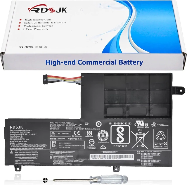 Alt view image 8 of 14 - L14L2P21 L14M2P21 Laptop Battery for Lenovo Yoga 500 500-151BD 500-15ISK 500-14ISK 500-14IBD Ideapad U41-70 310S-14ISK 300S-14ISK S41-70 S41-70AM-IFI 500S 500S-14ISK 510S-14ISK 520S-14IKB 7.4V 30Wh