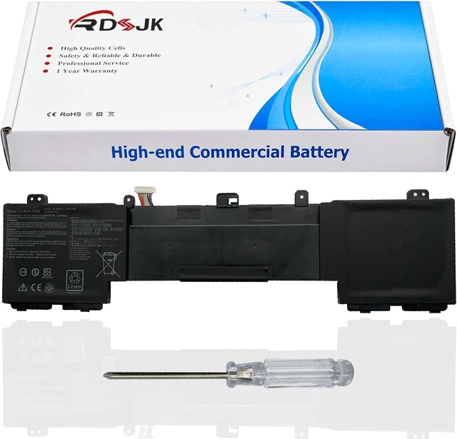 Alt view image 8 of 14 - C42N1630 Laptop Battery for ASUS Zenbook Pro UX550 UX550VE UX550VD UX550VD-7700 UX550VD-BN005T UX550VD-BN010T UX550VD-BN081T UX550VD-BN152T UX550VE-E3061T UX550VE-XH71 Series 0B200-02520000 15.4V 73Wh