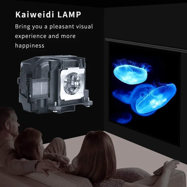 Alt view image 8 of 10 - KAIWEIDI V13H010L88 Replacement Projector Lamp Bulb for Epson -ELPLP88 PowerlLite 1224 1264 740HD HC1040 HC2040 HC2045 HC640 X27 EX3240 EX7240 EX9200 EX5250 EX5240 VS240 VS345 VS340 Projectors