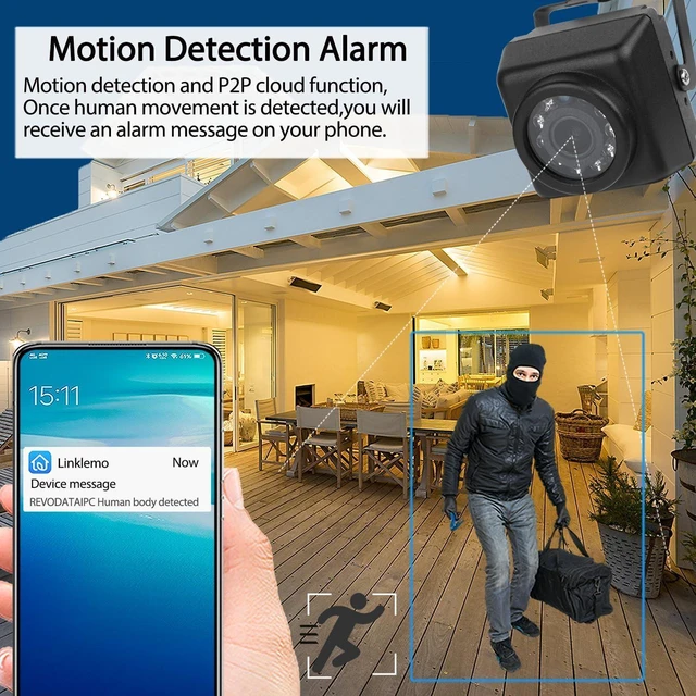 Alt view image 12 of 14 - 5MP IP65 Waterproof POE IP Mini Camera,940nm Invisible LED Infrared POE Camera Night Vision,3.6mm Lens Mini Indoor/Outdoor Security Cam Motion Detection,PC/Phone App (I704-3-P-HSV6)