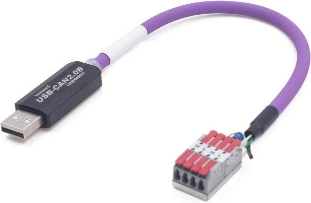 Alt view image 8 of 14 - Universal Isolated USB to CAN Bus Converter with ESD Protection, Alloy Enclosure, Supports Windows/Linux/Mac OS/Android, IndustrialGrade HighSpeed Communication (UIC322H)