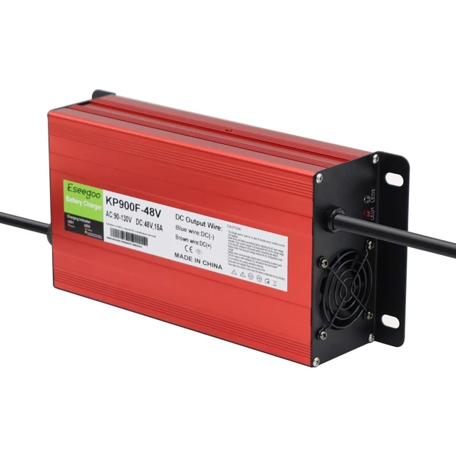 Alt view image 8 of 10 - Eseegoo 15 AMP Compatible with Yamaha G29 Drive & Drive 2 Battery Charger for 48 Volt Golf Carts with 3 Pin Plug