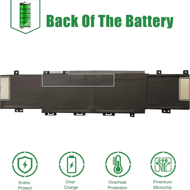 Alt view image 12 of 12 - TI04XL Laptop Battery Replacement for Hp Envy 17M-CH0013DX 17-CH0027UR 17-CH0026UR Series Notebook M24563-005 HSTNN-IB9T M24420-1D1 Black 15.12V 55.67Wh 3500mAh