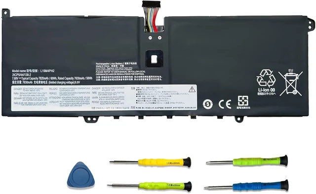 Alt view image 8 of 14 - L19M4PH2 Battery Replacement for Lenovo Ideapad Yoga 9-14ITL5 82BG Yoga 9i (14inch) 2-in-1 C950 9-14ITL5-82BG001AUK 82BG00DRUE Series 5B10Z33896 L19C4PH2 5B10Z33895 SB10Z33898 7.68V 60Wh 4-Cells