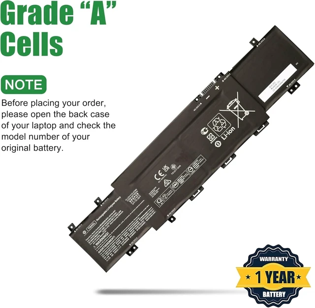 Alt view image 10 of 12 - TI04XL Laptop Battery Replacement for Hp Envy 17M-CH0013DX 17-CH0027UR 17-CH0026UR Series Notebook M24563-005 HSTNN-IB9T M24420-1D1 Black 15.12V 55.67Wh 3500mAh