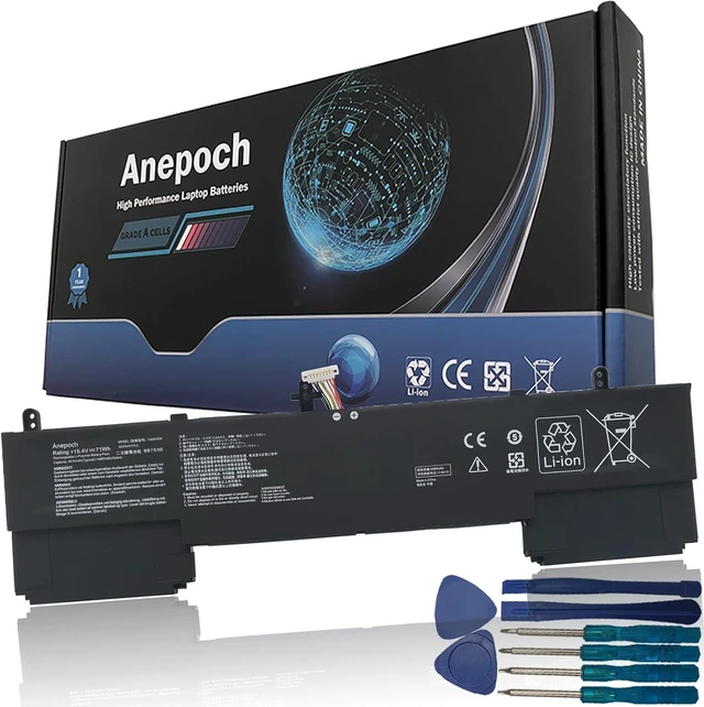 Alt view image 8 of 14 - C42N1839 Laptop Battery Replacement for ASUS ZenBook 15 UX534 UX534F UX534FA UX534FT UX563FD UX534FA UX563 UX563FD Q546F Q546FD Series Notebook Laptop 15.4V 71Wh 4480mAh