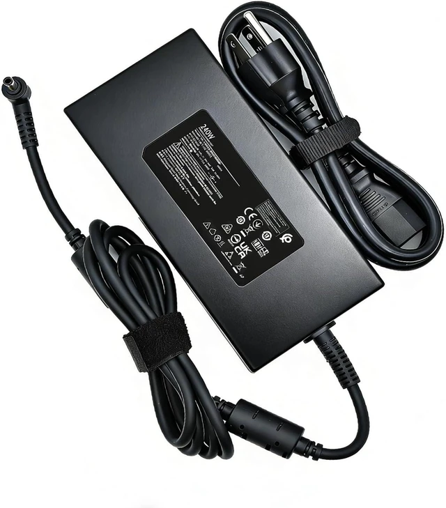 Alt view image 7 of 10 - 240W 200W Laptop Charger Compatible with MSI Katana 15 17 A15 A17 AI HX GF76 GF66 B14W B13V B12V B13VFK B13VGK B12VFK B12VGK B8V B8VG B8VF 12UE 12UG 12UGS Power Adapter