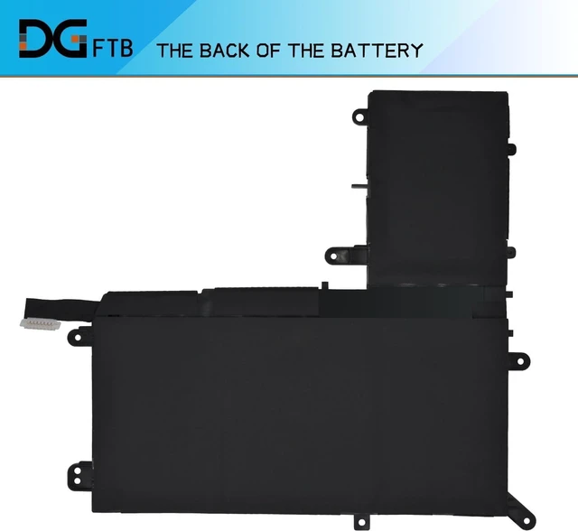 Alt view image 10 of 14 - DGFTB B41N1827 New Laptop Battery for Asus ZenBook Flip 15 UX562 UX562F UX562FA UX562IA UX562FD UX562IQ UX562UG Q526 Q526F Q526FA Q526FAC Q507 Q507I Q507IQ UM562 UM562IQ B41BmE1 (15.36V 56Wh/3653mAh)