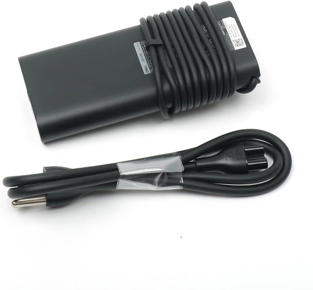 Alt view image 10 of 14 - Dell Laptop Charger 130W 4.5mm tip AC Adapter,Precision 3520 5540 M5520 5530 7530,XPS 15 9560 7590 AC Charger, Black, DA130PM130