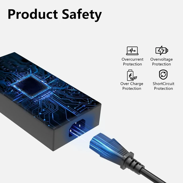 Alt view image 11 of 12 - 200W AC Charger Compatible with Asus Vivobook Pro 15 Q543 Q543M Q543MJ Q543MV Q533 Q533M Q533MJ Creator Q Q540 Q540V Q540VJ Q530V Q530 Q530VJ Gaming Laptop Power Supply Adapter