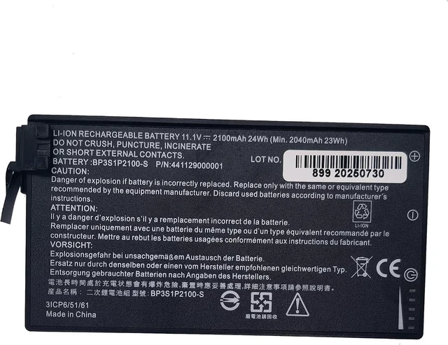 Alt view image 8 of 12 - BP3S1P2100-S BP3S1P2100 Replacement Laptop Battery Compatible with Getac V110 V110C Series Rugged Notebook 441129000001 3ICP6/51/61-11.1V 24Wh