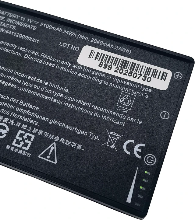 Alt view image 10 of 12 - BP3S1P2100-S BP3S1P2100 Replacement Laptop Battery Compatible with Getac V110 V110C Series Rugged Notebook 441129000001 3ICP6/51/61-11.1V 24Wh