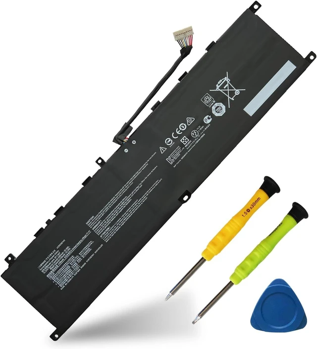 Alt view image 8 of 14 - BTY-M57 Laptop Battery Replace for MSI GP66/GP76 Leopard 10UE 10UG 10UH 11UE 11UG 11UH MSI Vector GP66/GP76 12UE 12UG 12UGS 12UH Series Notebook BTY-M57 4ICP6/35/140 15.2V 65Wh 4280mAh