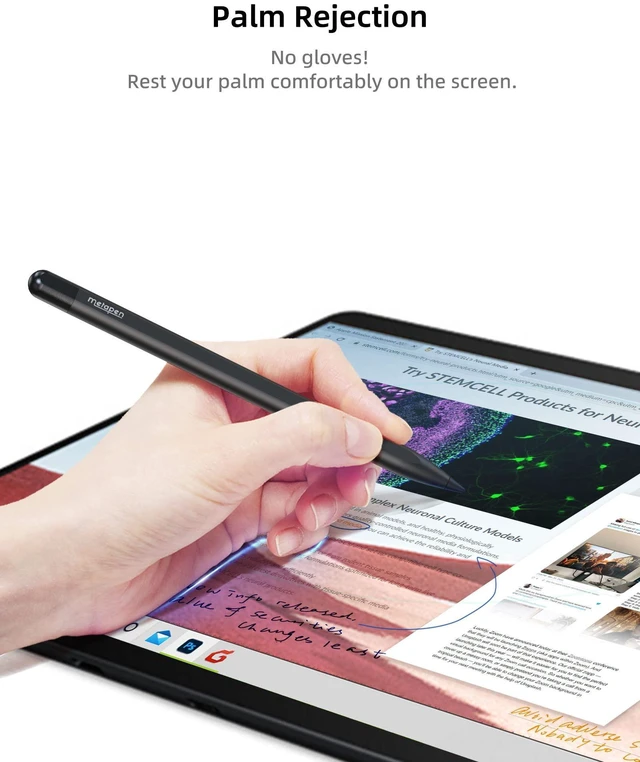 Alt view image 10 of 14 - Stylus Pen M1 for Microsoft Surface (75-Day Battery Life, Smooth Writing), Compatible with Surface Pro 11/10/X/9/8/7/6/5/4/3/Book 3/Laptop 4/Studio 2, ASUS VivoBook Flip 14 for Students&Doers