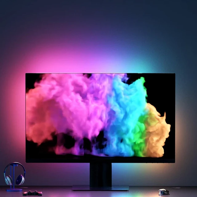 Alt view image 5 of 8 - Vastarry Monitor Backlight Immersion Display Backlight and Screen Color Synchronization Suitable for Esports PC Players, Enhancing The Viewing Atmosphere