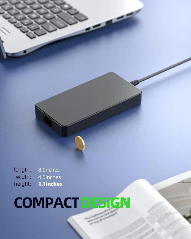 Alt view image 9 of 12 - 230W 7.4mm Tip Charger Fit for HP Zbook 15 G1 G2 17 G2, Omen 17 Omen X 2S 15, 925141-850 L58062-001 TPN-LA10 TPN-DA12 Power Supply Cord Adapter (Safety Certified by UL)