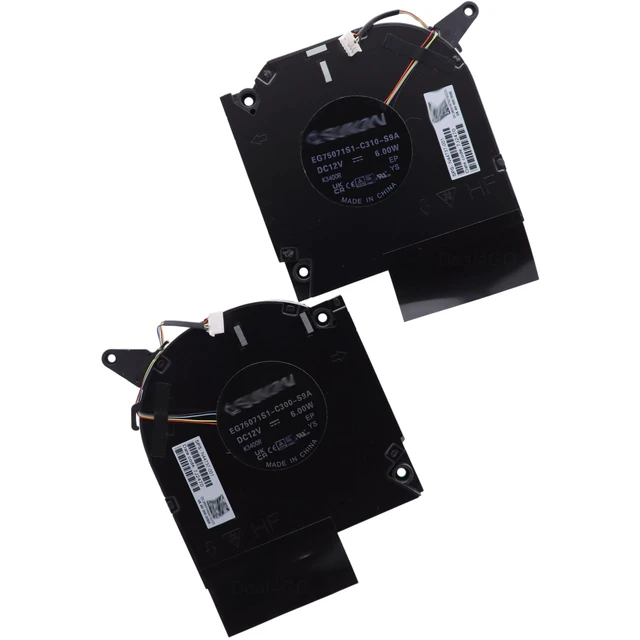 Alt view image 9 of 10 - Deal4GO 80W CPU & GPU Graphics Cooling Fan N44737-001 Replacement for HP 16-WF 16-XF 16-XF0033DX 16-WF0083DX (RTX 4XXX)