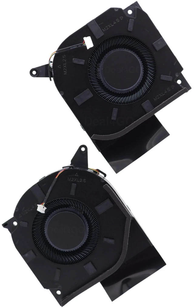 Alt view image 7 of 10 - Deal4GO 80W CPU & GPU Graphics Cooling Fan N44737-001 Replacement for HP 16-WF 16-XF 16-XF0033DX 16-WF0083DX (RTX 4XXX)