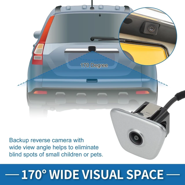 Alt view image 8 of 10 - FUELHOOD Rear View Camera for Hyundai Elantra 2019 2020 Park Assist Backup Reverse Camera Replace No.99240-F2000/99240F2000