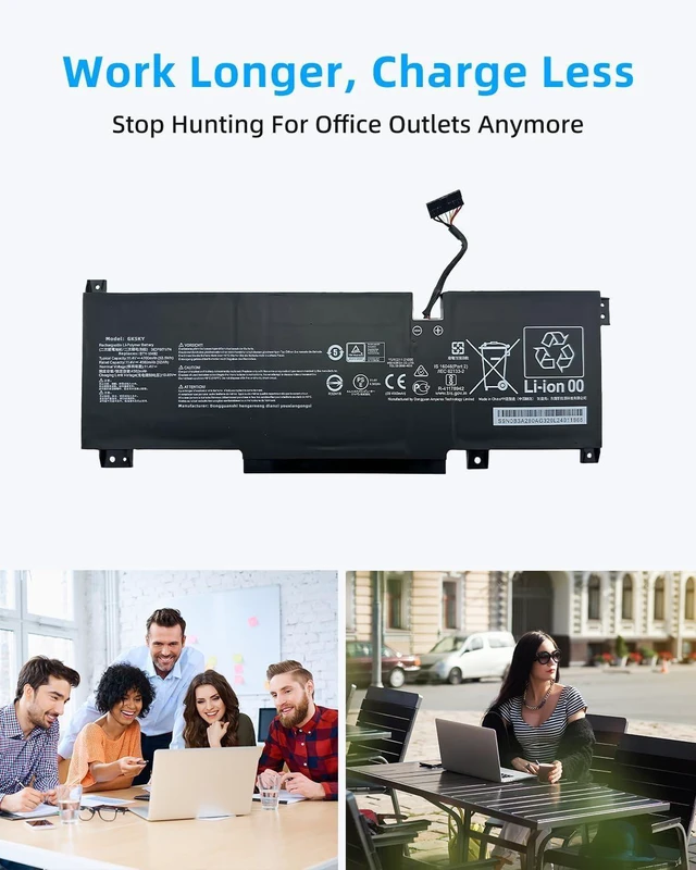 Alt view image 12 of 14 - 53.5Wh BTY-M492 Laptop Battery for MSI Sword 15 A11U A11UD A11UE Katana GF66 12Ux Pulse GL66 GL76 12Ux GL66 11UEK-016AU 11UDK-216TH GL76 11UEK 11UEK-038XES 11UDK-022TW 11UCK-006NL High performance