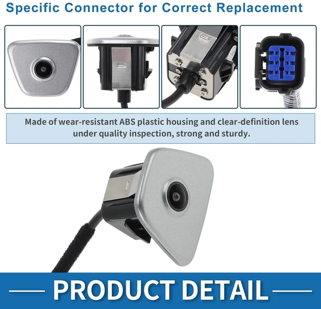 Alt view image 9 of 10 - FUELHOOD Rear View Camera for Hyundai Elantra 2019 2020 Park Assist Backup Reverse Camera Replace No.99240-F2000/99240F2000