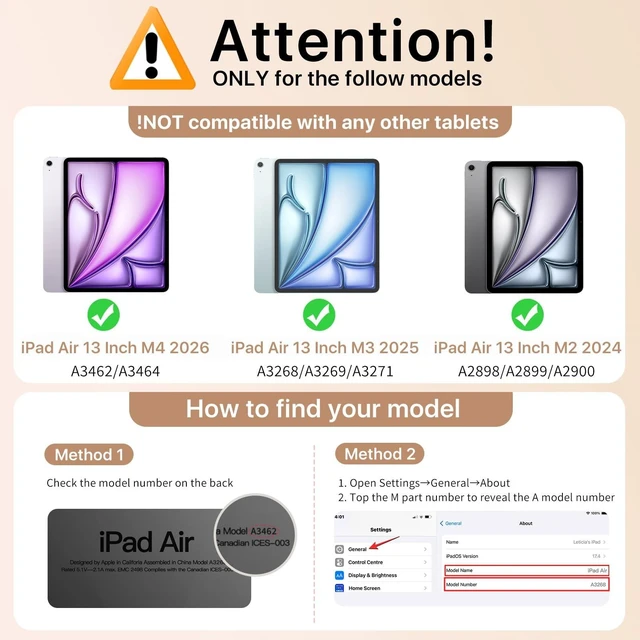 Alt view image 7 of 10 - MoKo Case for iPad Air 13-inch (M4) 2026 / (M3) 2025 / (M2) 2024 with Pencil Holder & Hand Strap & Pocket, Premium Leather Folio Stand Cover, Multiple Viewing Angles, Brown