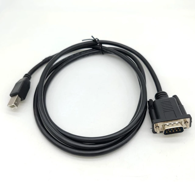 Alt view image 6 of 10 - GXMRHWY USB B-Port Printing Port Male to DB9 Male RS232 Serial Cable DB9 to USB B-Type Data Transmission Printer Adapter Cable 1.5Meter