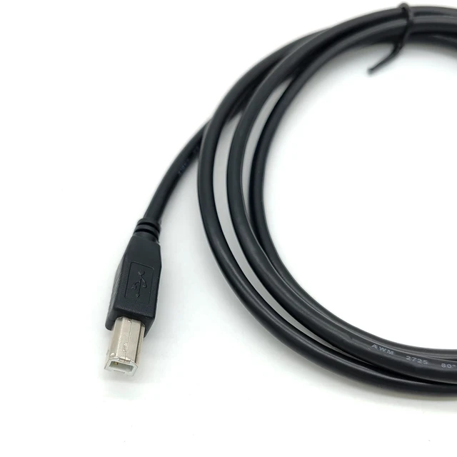 Alt view image 10 of 10 - GXMRHWY USB B-Port Printing Port Male to DB9 Male RS232 Serial Cable DB9 to USB B-Type Data Transmission Printer Adapter Cable 1.5Meter