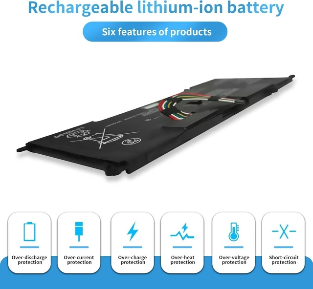 Alt view image 11 of 14 - VJ8BPS52 V-J8BPS52 Laptop Battery Replacement for Sony VAIO S11 S13 S14 SX12 SX14 VJPG11C11N VJS132C11W VJS132C11L VJS132C11N VJS132C11T VJS141C11L VJS112C VJS131C VJS141C VJS132C Series(7.6V 35Wh)