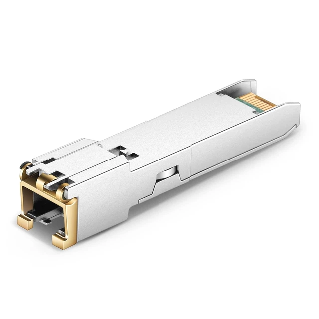 Alt view image 7 of 10 - QSFPTEK 10GBASE-T SFP+ to RJ45 Module, 10Gb Copper RJ-45, Mini gbic SFP to Ethernet Network Optical Copper Transceiver Compatible with Dell GP-10GSFP-T, up to 30m