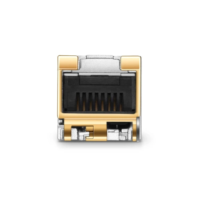Alt view image 9 of 10 - QSFPTEK 10GBASE-T SFP+ to RJ45 Module, 10Gb Copper RJ-45, Mini gbic SFP to Ethernet Network Optical Copper Transceiver Compatible with Dell GP-10GSFP-T, up to 30m