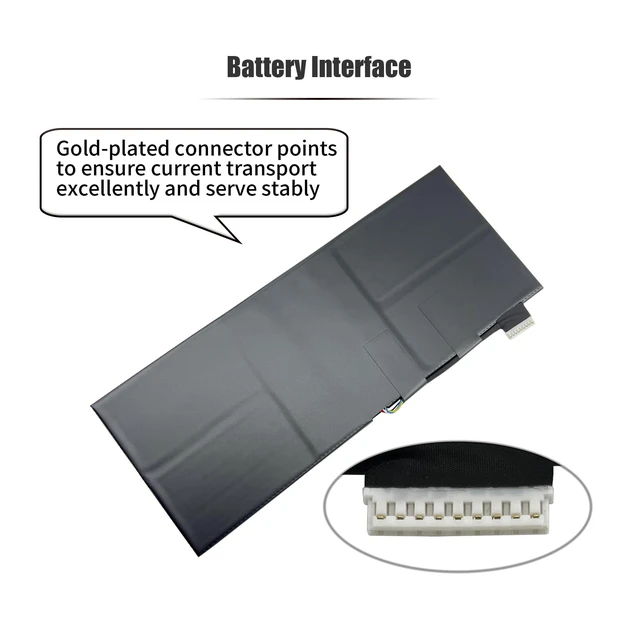 Alt view image 10 of 10 - INTIFO L140BAT-4 Laptop Battery Compatible with Lemp9 System76 Lemur Pro 9 Darter Pro 2021 CLEVO L140CU L141CU L140MU L141MU Schenker VIA 14 THUNDEROBOT MixBook Air Wooking Jiasha ST 6-87-L140S-72B01