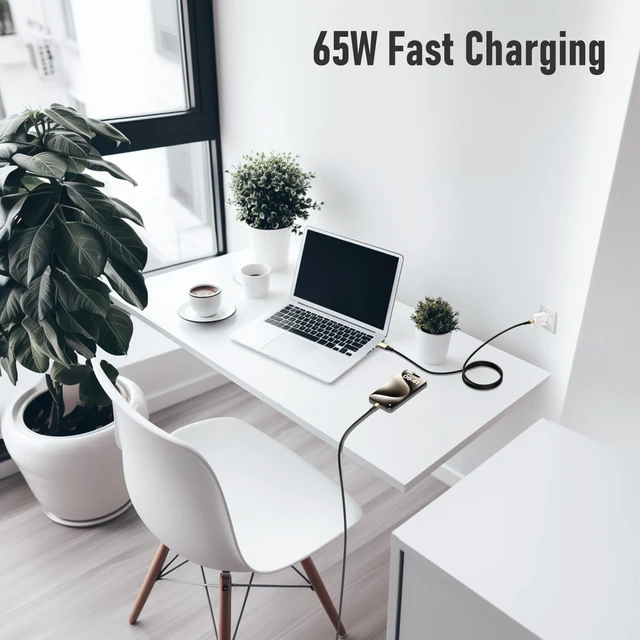 Alt view image 10 of 10 - Ultra Long 4K USB C Cable 20 FT, Full Feature USB-C to C Cable, USB 3.1 Gen 2, Supports 4K@60Hz Video Output, 65W PD Fast Charging, 10Gbps Data Transfer, For Smartphone, Laptop, Tablet, TV, Monitor