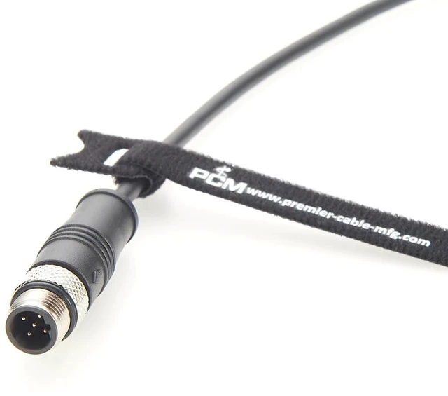 Alt view image 9 of 10 - IP67 Industrial USB 3.0 Connection Cable USB A Female Socket to M12 5Pin B Code Male Flush Panel Mount Bulkhead Cable Compatible with IFM EC2099 for PDM360 NG Module,HMI,Control Panel (0.5M/1.64FT)