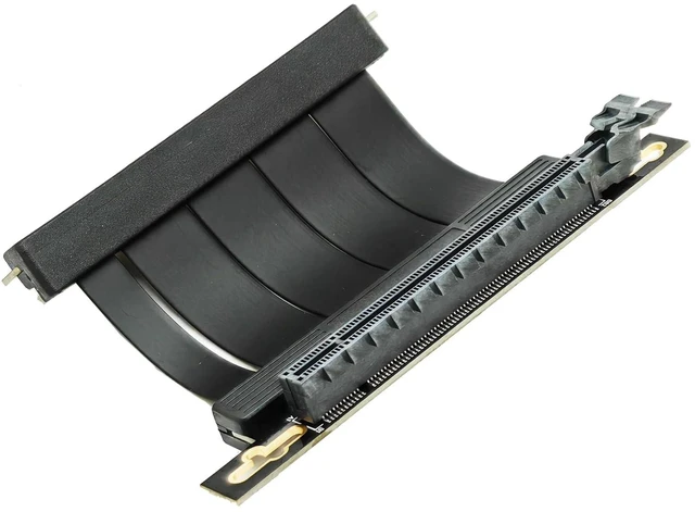 Alt view image 9 of 12 - Sintech 5cm Dual 90Degree PCI-e 4.0 X16 Riser Cable for GeForce RTX30/40 GPU Card