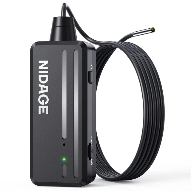 Alt view image 8 of 14 - Inspection Camera Wireless Endoscope 2025 Top Tiny WiFi Borescope 3.9mm 1080P HD Endoscope Camera with Light IP67 Waterproof Semi-Rigid Snake Cam for iPhone, Android, Tablet, 5FT