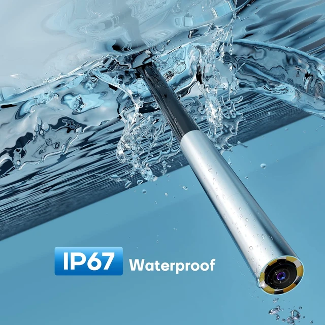 Alt view image 11 of 14 - Inspection Camera Wireless Endoscope 2025 Top Tiny WiFi Borescope 3.9mm 1080P HD Endoscope Camera with Light IP67 Waterproof Semi-Rigid Snake Cam for iPhone, Android, Tablet, 5FT