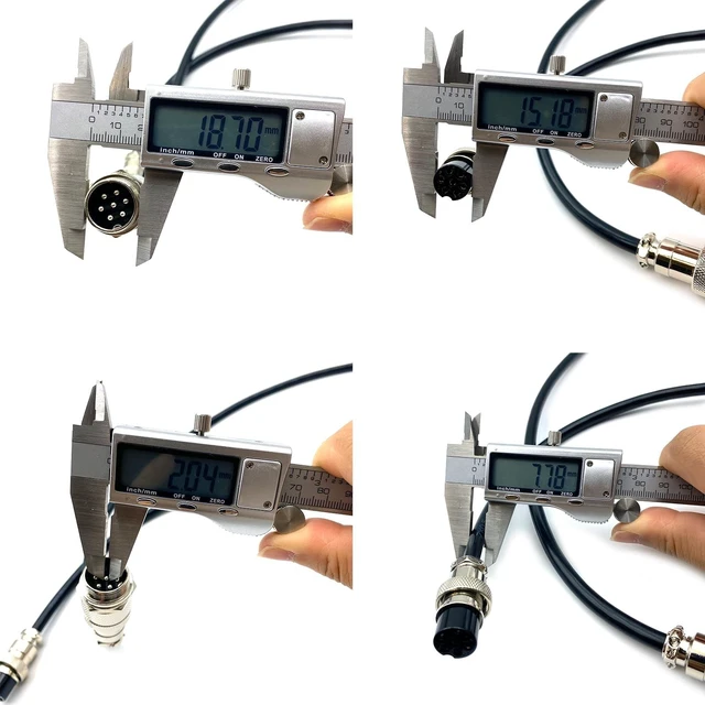 Alt view image 9 of 10 - BOUUNCIY 29.53 ft GX20 7 Pin Male to Female Head Aviation Cordset, GX20 7Pins Female to Male Connector Electrical Cable Panel Mount Circular Metal Aviation Adapter Cordset for Ships 18AWG (9meter)