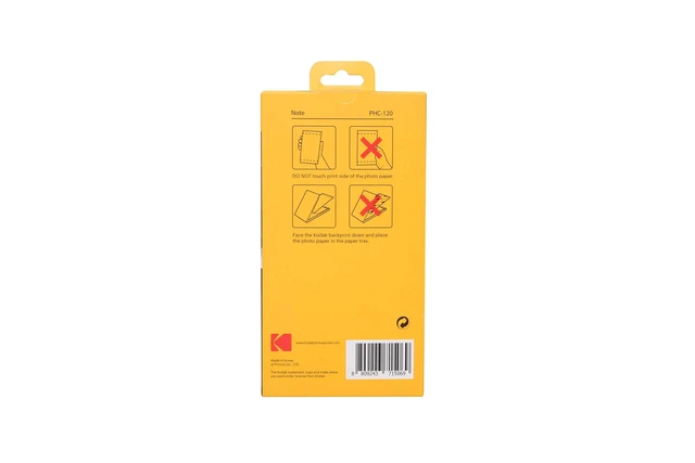 Alt view image 10 of 10 - KODAK Dock Plus & Dock Photo Printer Cartridge PHC-120 - Cartridge Refill & Photo Sheets - 120 Pack,Black
