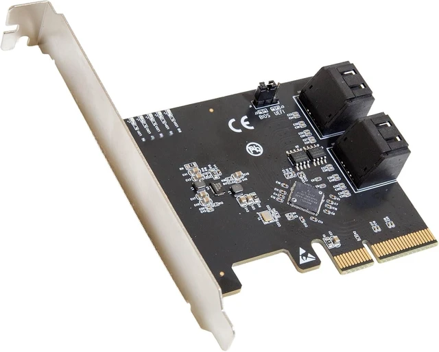 Alt view image 6 of 10 - 4 Port SATA III to PCI-e x2 RAID Expansion Card