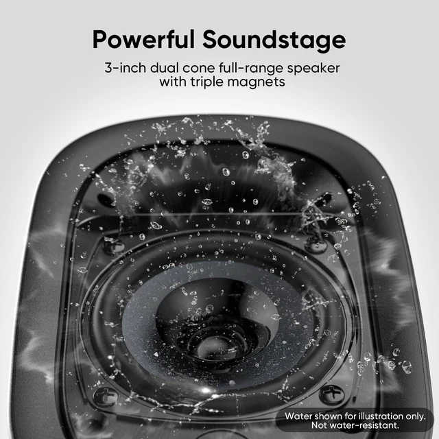 Alt view image 9 of 14 - Powered Bluetooth Bookshelf Speakers for Record Player, 40W Stereo Sound Speakers with 3-Inch Woofer, Dual-Curved Horn Bass Reflex Port and Optical/AUX/TV-ARC for Turntable/PC/TV, Pair