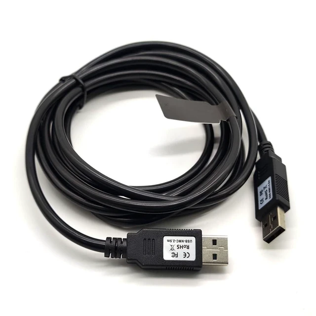 Alt view image 8 of 10 - GXMRHWY USB 2.0 Male to USB 2.0 Male with FT232R Chipset Null Modem Cable for PC to PC Data Transfering Communication 2.5Meter