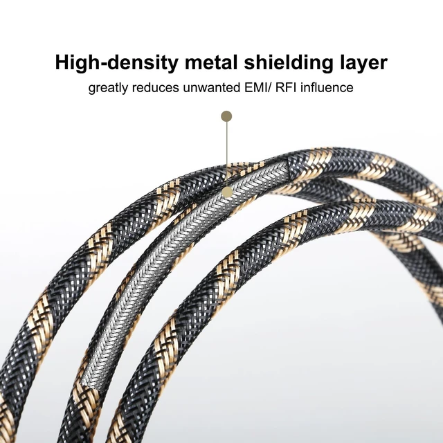Alt view image 10 of 10 - SKW Audiophiles USB Printer Cable Type C/USB C to USB B High Speed DAC Decoder Cable 6.5ft/2M