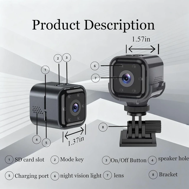 Alt view image 9 of 12 - Tuvilo Wireless Camera 1080p HD Home Security Camera with 30-Day Battery Life, Night Vision, Ideal for Baby/Pet/Dog Monitoring
